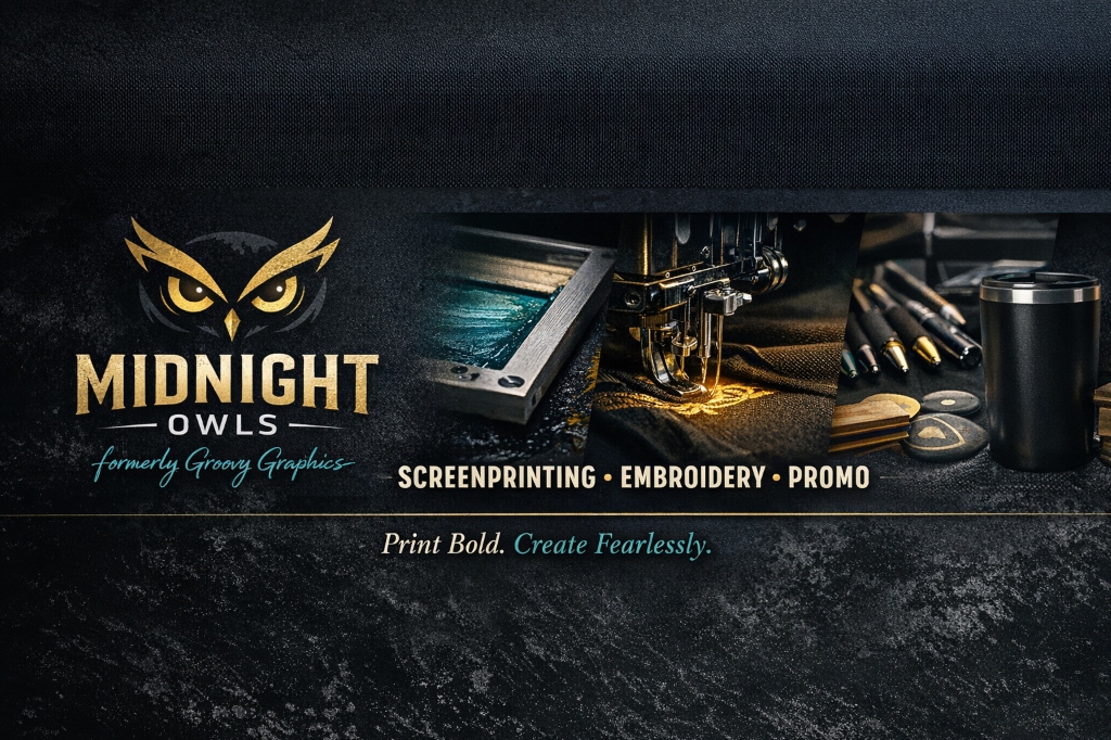 Midnight Owls - Formerly Groovy Graphics. Print Bold. Create Fearlessly.